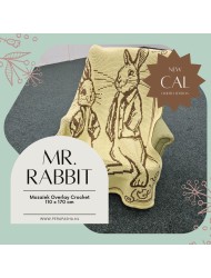 Mr. Rabbit Easter blanket Brown/Yellow (pre-order)