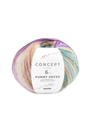 Katia Concept 6 Ply Funny Socks Fairy (154)