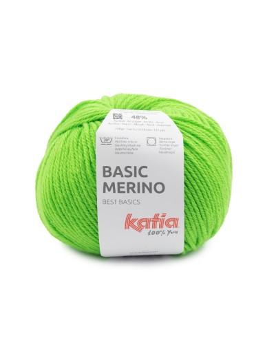 Katia Basic Merino Neon Green (095)