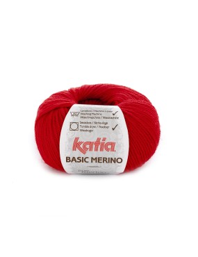 Katia Basic Merino Rood (004)