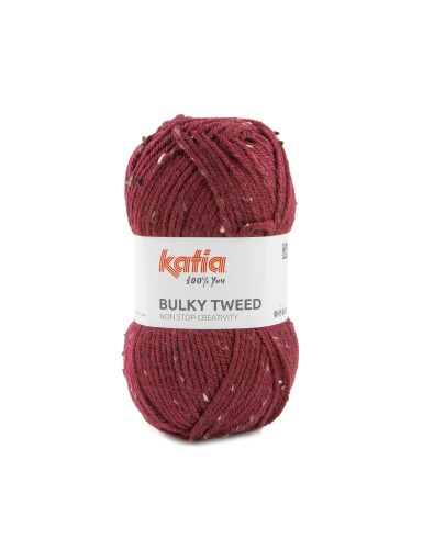 Katia Bulky Tweed Bordeaux (207)