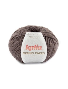 Katia Merino Tweed Aubergine (316)