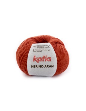 Katia Merino Aran Poppy Red (50)