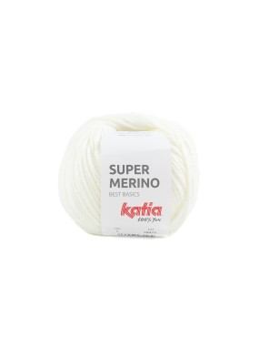 Katia Super Merino White (001)