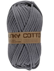 Lammy Yarns Chunky Cotton Grey (002)