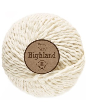 Lammy Yarns Highland 8 Creme