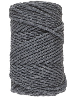 Lammy Yarns Macrame 8 (3mm) Dark Gray (038)