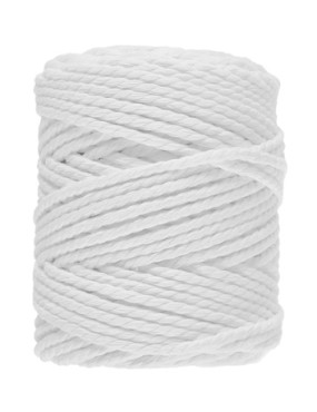 Lammy Yarns Macrame 10 (5mm) White (005)