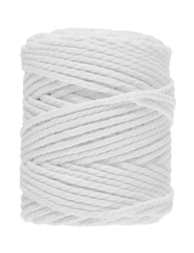 Lammy Yarns Macrame 10 (5mm) White (005)