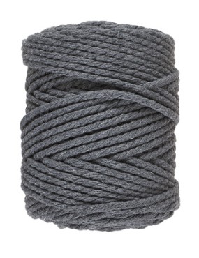 Lammy Yarns Macrame 10 (5mm) Dark Grey (038)