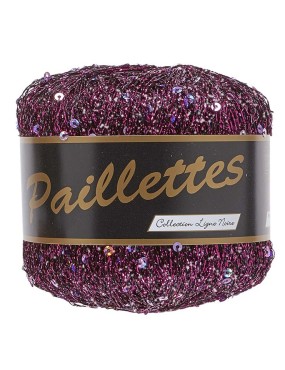 Lammy Yarns Paillettes Aubergine (407)