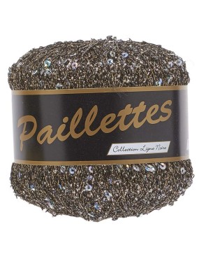 Lammy Yarns Paillettes Brown (414)