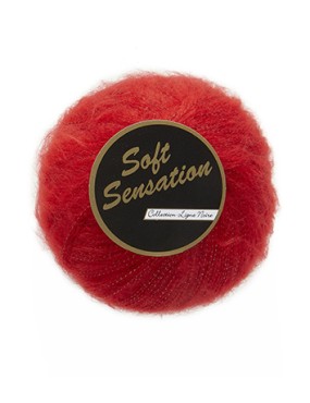 Lammy Yarns Soft Sensation Lurex Red (604)