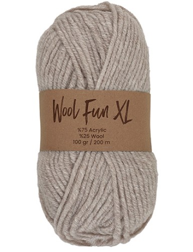 Lammy Yarns Wool Fun XL Light Taupe (003)