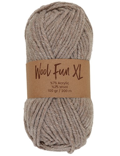 Lammy Yarns Wool Fun XL Taupe (004)