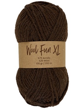 Lammy Yarns Wool Fun XL Dark Choco (007)