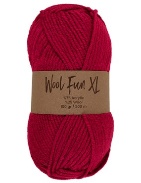 Lammy Yarns Wool Fun XL Red (016)