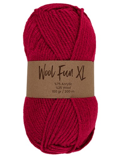 Lammy Yarns Wool Fun XL Red (016)