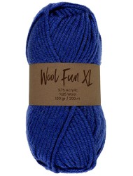 Lammy Yarns Wool Fun XL Royal Blue (019)