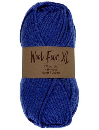 Lammy Yarns Wool Fun XL Royal Blue (019)