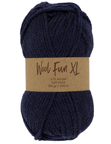 Lammy Yarns Wool Fun XL Navy (020)