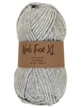 Lammy Yarns Wool Fun XL Silver (021)