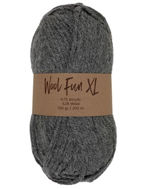 Lammy Yarns Wool Fun XL Dark Grey (023)