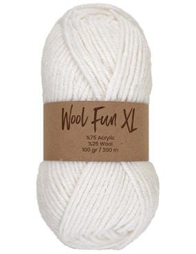 Lammy Yarns Wool Fun XL White (025)