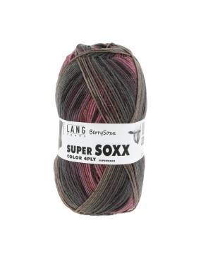 Lang Yarns Super Soxx Color 4 Ply Berrysoxx Raspberry (0471)