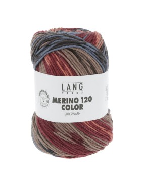 Lang Yarns Merino 120 Color Ice Cream (0002)