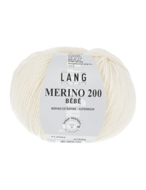 Lang Yarns Merino 200 Bebe Cream (71.0302)