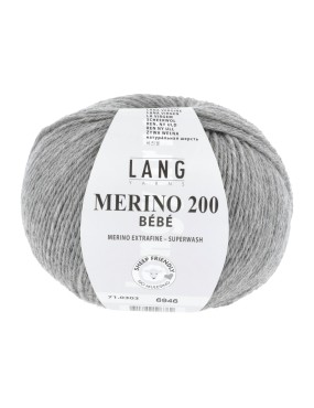 Lang Yarns Merino 200 Bebe Grey (71.0303)