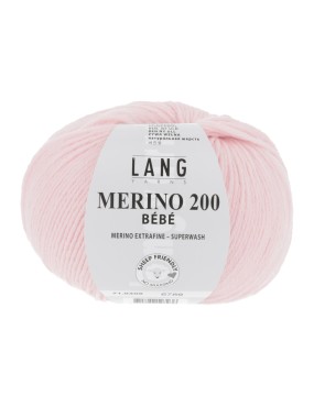 Lang Yarns Merino 200 Bebe Light Pink (71.0309)