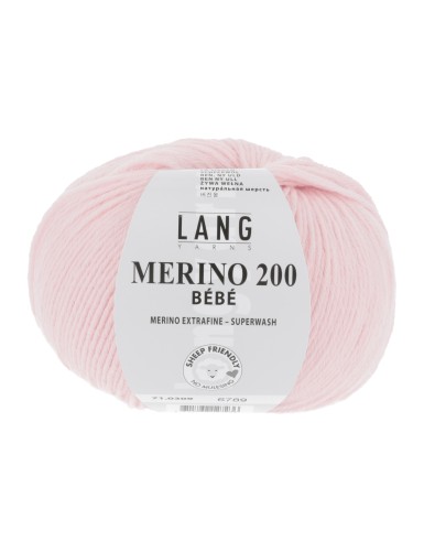 Lang Yarns Merino 200 Bebe Light Pink (71.0309)