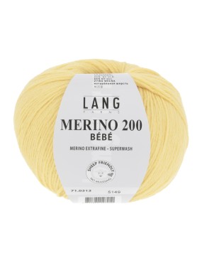 Lang Yarns Merino 200 Bebe Yellow (71.0313)