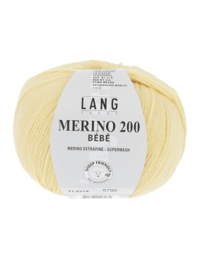 Lang Yarns Merino 200 Bebe Lemon (71.0314)