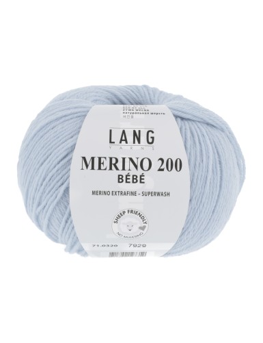 Lang Yarns Merino 200 Bebe Light Blue (71.0320)