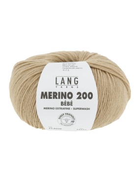 Lang Yarns Merino 200 Bebe Camel (71.0339)