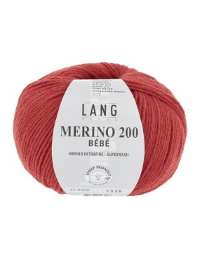 Lang Yarns Merino 200 Bebe Tomato (71.0360)