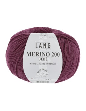 Lang Yarns Merino 200 Bebe Grape (71.0366)