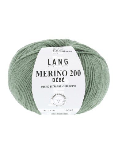 Lang Yarns Merino 200 Bebe Sage Green (71.0416)