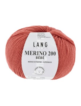 Lang Yarns Merino 200 Bebe Coral (71.0429)