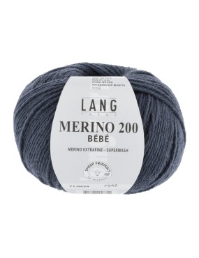 Lang Yarns Merino 200 Bebe Dark Sea (71.0434)