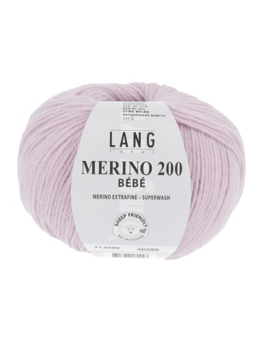 Lang Yarns Merino 200 Bebe Pale Pink (71.0509)