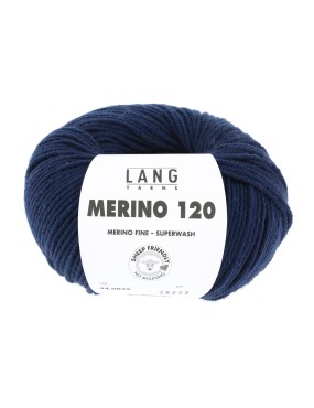 Lang Yarns Merino 120 Navy (34.0035)