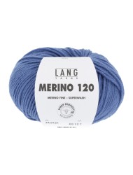 Lang Yarns Merino 120 Blauw (34.0121)