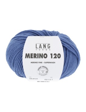 Lang Yarns Merino 120 Blauw (34.0121)