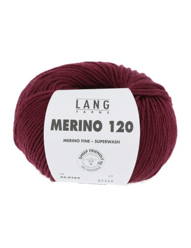 Lang Yarns Merino 120 Wine Red (34.0163)