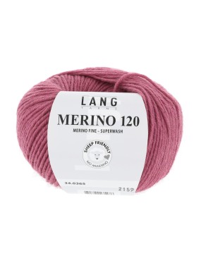 Lang Yarns Merino 120 Carnelian Rose (34.0365)