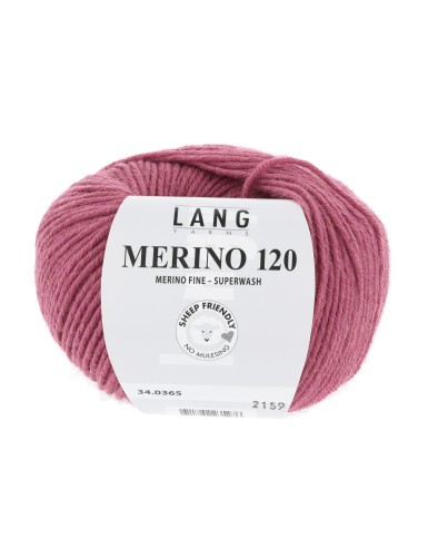 Lang Yarns Merino 120 Carnelian Rose (34.0365)